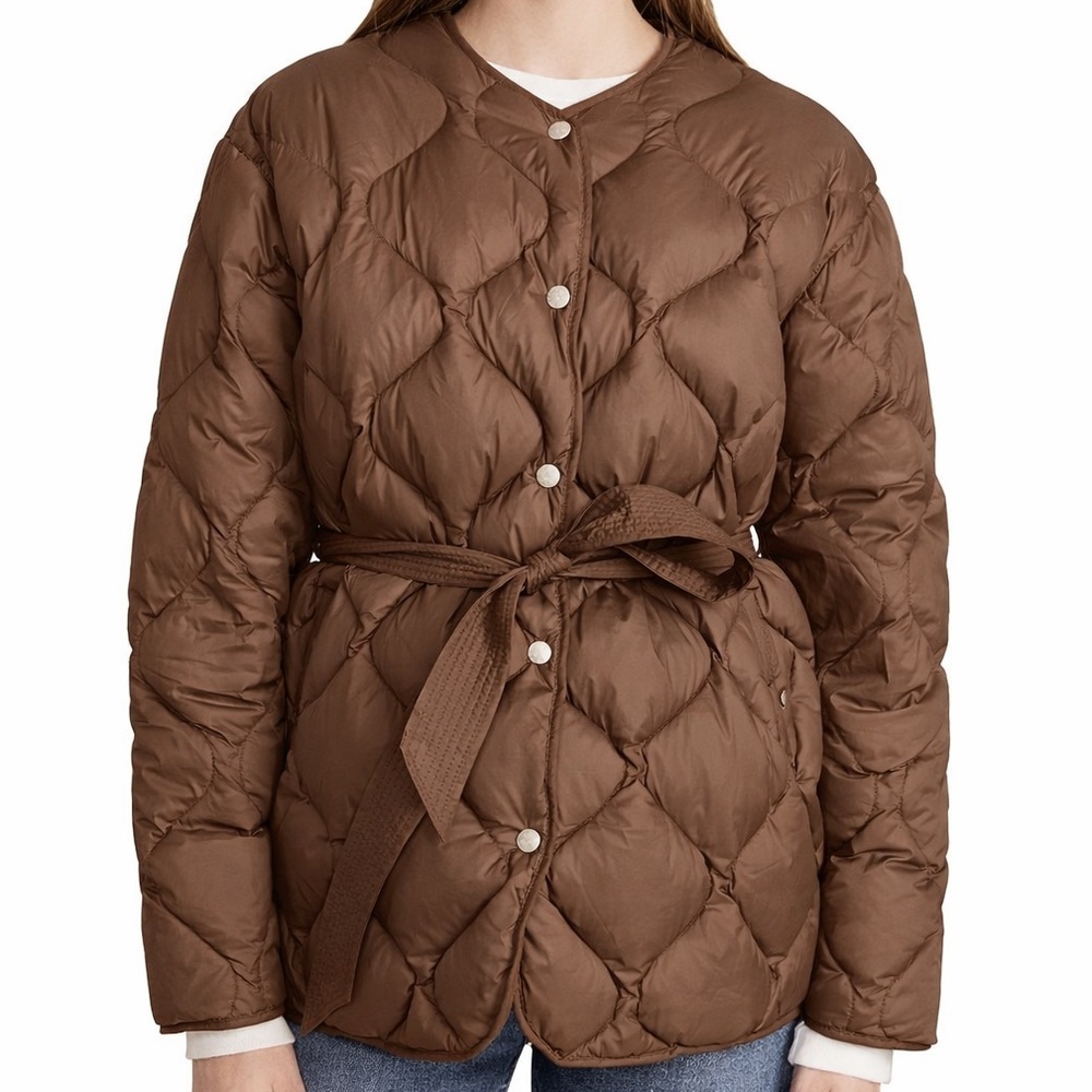 rag & bone Rudy Quilted Liner Jacket Brown XXS NWT - Picture 1 of 13